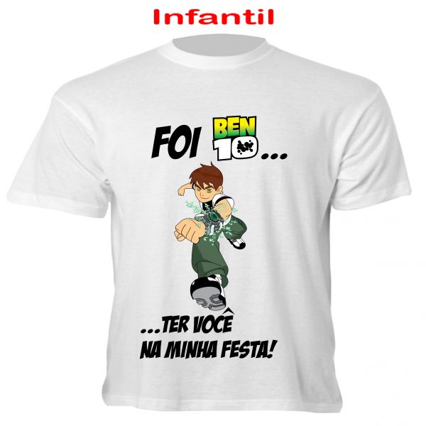 Camisa Ben 10 Personalizada