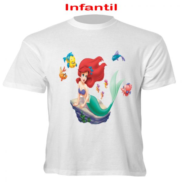 Camisa Pequena Sereia